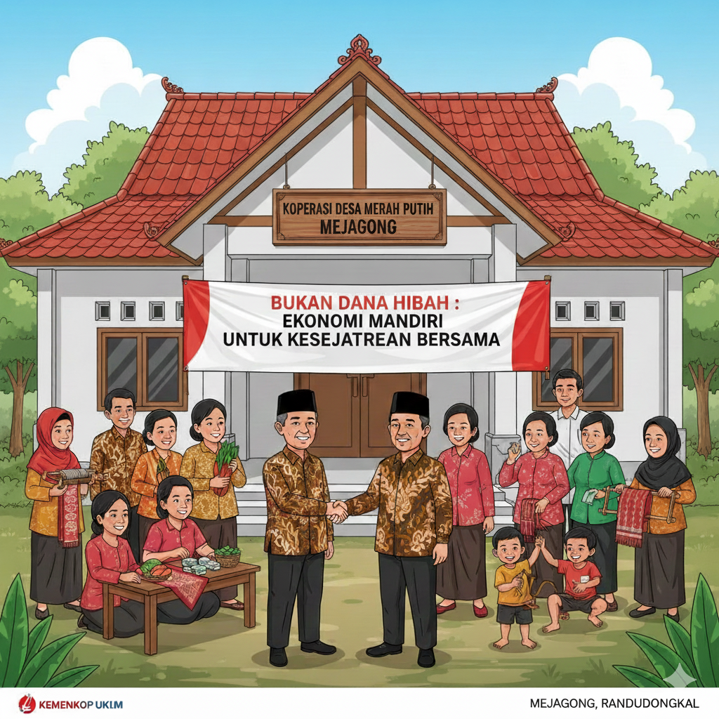 Bukan Hibah: Koperasi Desa Merah Putih Mejagong Kecamatan Randudongkal Kedepankan Ekonomi Mandiri